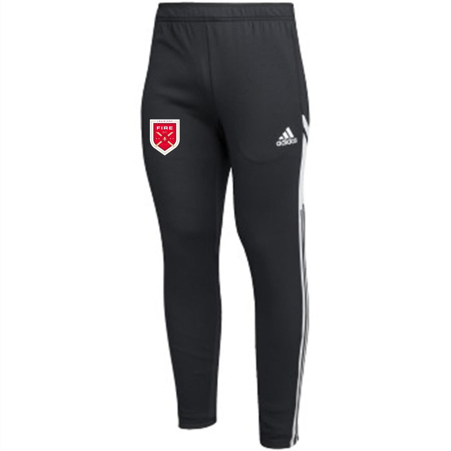 adidas Mens Fire Condivo 22 Training Pant Louisiana Fire 2022-2024 Mens Small Black/White - Third Coast Soccer