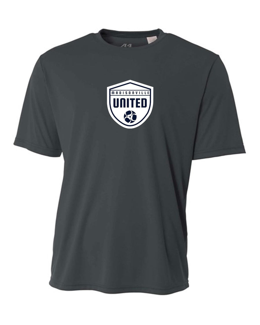 A4 Madisonville United Youth SS Training Tee Madisonville United 22-24 GRAPHITE YOUTH SMALL - Third Coast Soccer