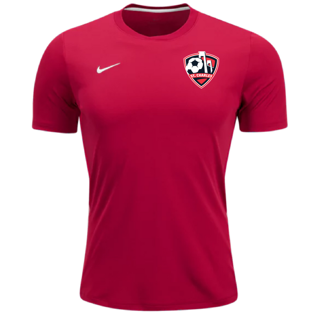 Nike SCS Men's Recreational Park VII Jersey - Red St. Charles Soccer Club Rec   - Third Coast Soccer