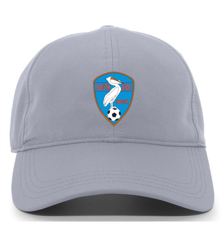 TCS Southside Adjustable Cap SYS Spiritwear SILVER FULL COLOR PATCH - Third Coast Soccer