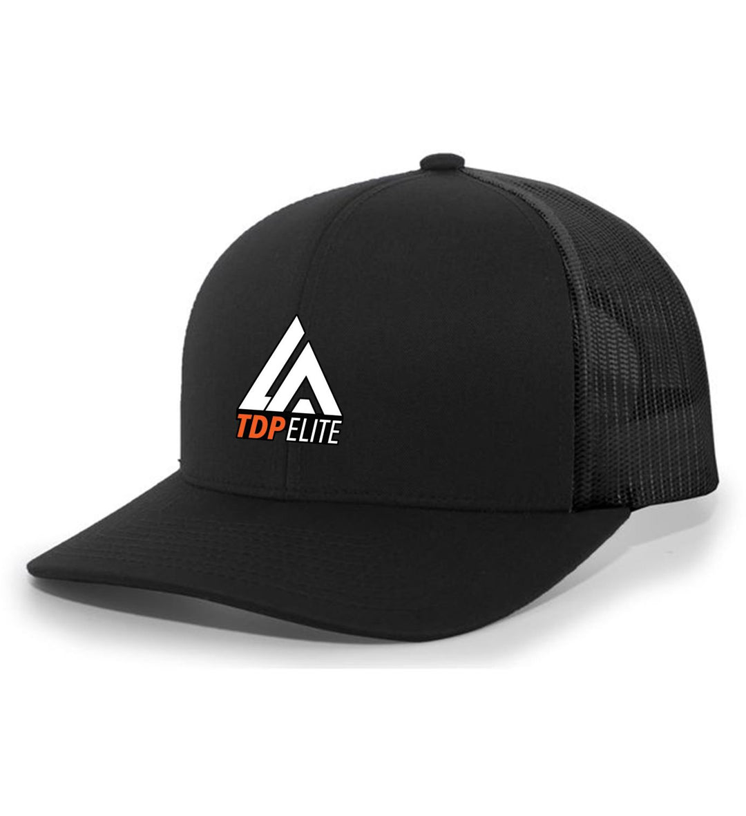 TCS LATDP Elite Flexfit Premium Trucker LATDP Spiritwear Full Color Patch Black/Black - Third Coast Soccer