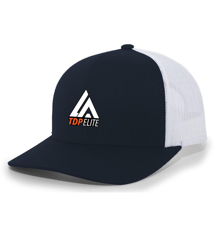 TCS LATDP Elite Flexfit Premium Trucker LATDP Spiritwear Full Color Patch Black/White - Third Coast Soccer