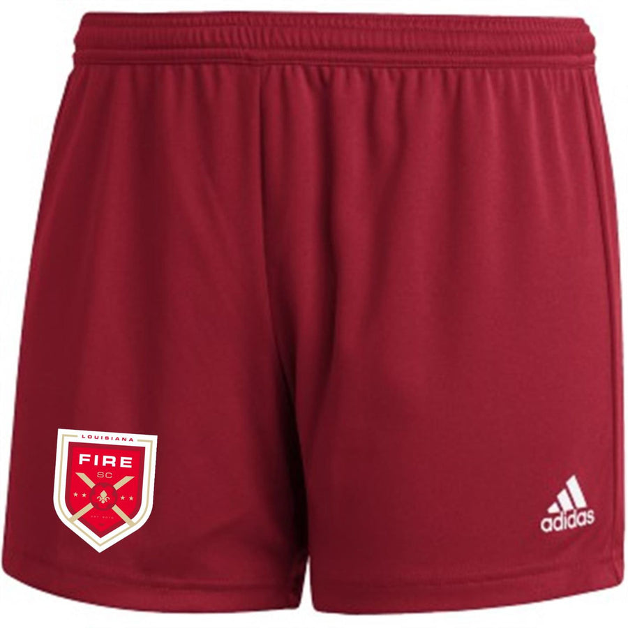 adidas Fire Womens Squadra 21 Shorts - Red Louisiana Fire 2022-2024 Womens X-Small Team Power Red/White - Third Coast Soccer