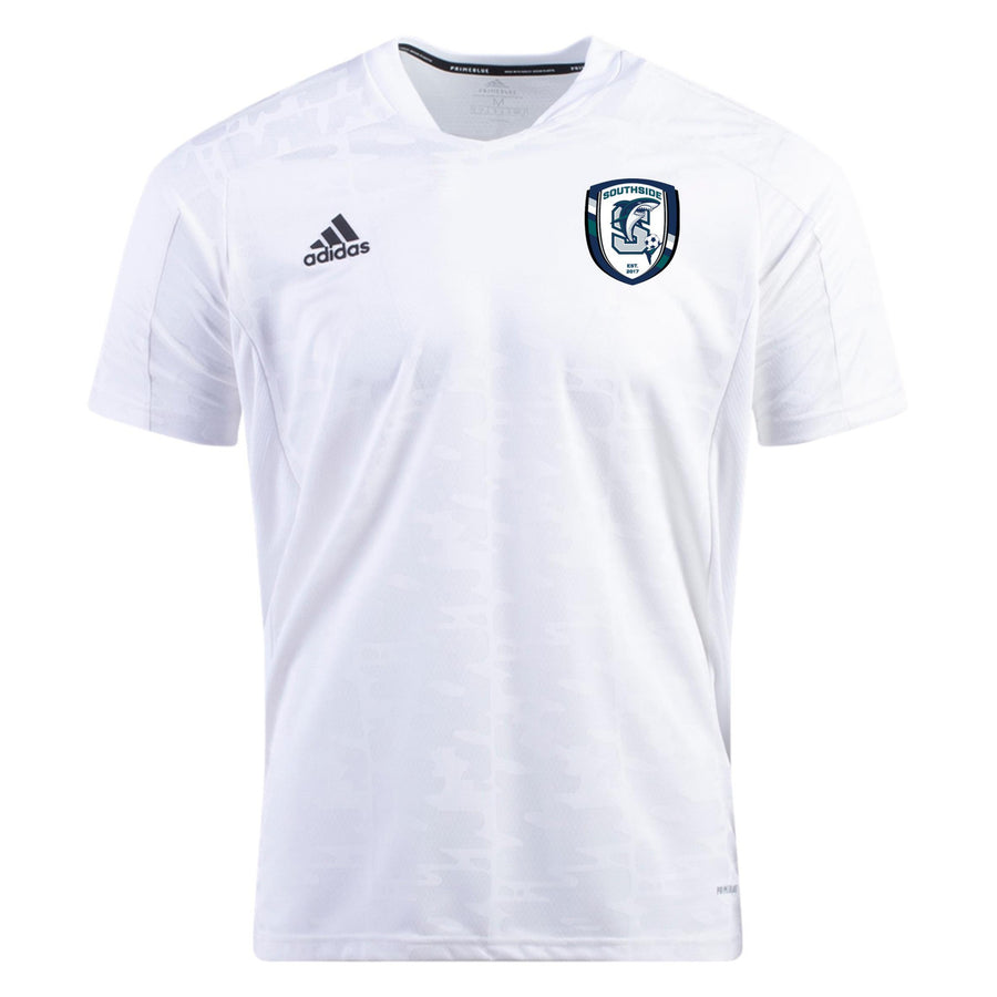 adidas Southside High School Condivo 21 Jersey - White SOUTHSIDE BOYS 23 MENS SMALL WHITE/WHITE - Third Coast Soccer