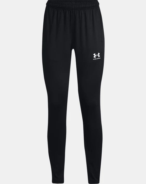 Ua Womens Challenger Training Pant - Black Pants Womens X-Small Black/White - Third Coast Soccer