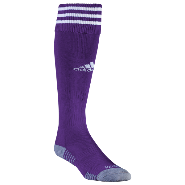 adidas Copa Zone Cushion IV Sock - Collegiate Purple/White Socks SMALL (1Y-4Y) COLLEGIATE PURPLE/WHITE - Third Coast Soccer