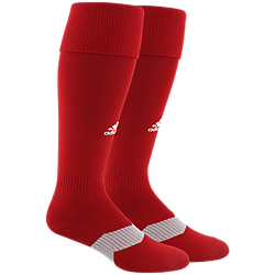 adidas Metro IV Sock - Power Red Socks SMALL (1Y-4Y) TEAM POWER RED/WHITE - Third Coast Soccer