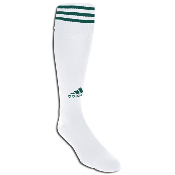 adidas Copa Zone Cushion Sock - Medium - White/Forest Socks MEDIUM (8-10, 9-11, ETC.) WHITE/FOREST - Third Coast Soccer