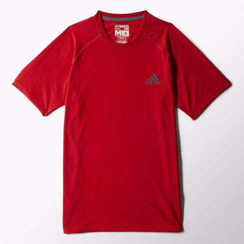 adidas Ultimate SS Tee - Scarlet T-Shirts Scarlet Mens X-Small - Third Coast Soccer