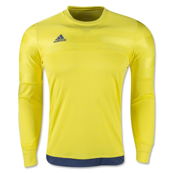 adidas Entry 15 Goalkeeper Jersey - Bright Yellow/Night Marine Goalkeeper Bright Yellow/Night Marine Mens Small - Third Coast Soccer