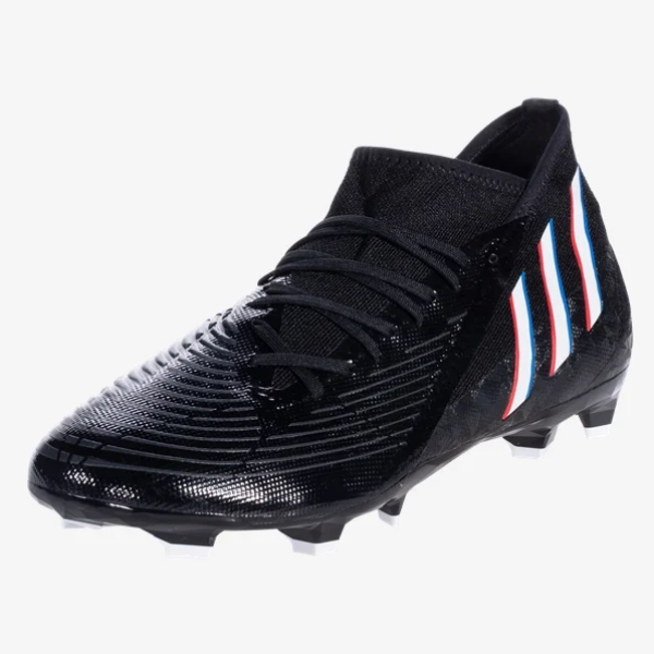 adidas Predator Edge .3 FG - Black/White/Red  Third Coast Soccer