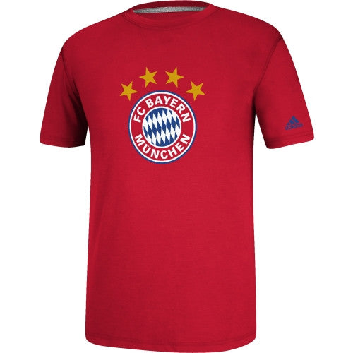 adidas Bayern Munich Crest Tee Club Replica   - Third Coast Soccer