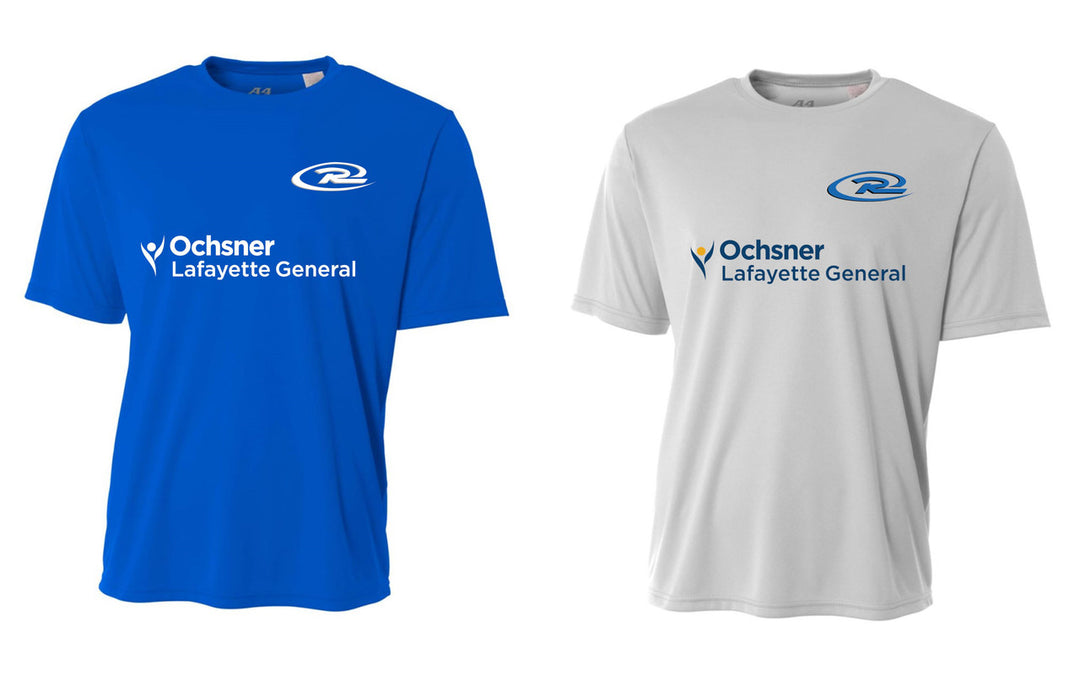 A4 Cajun Rush Youth Practice Tee Cajun Soccer Club SILVER YOUTH EXTRA SMALL - Third Coast Soccer