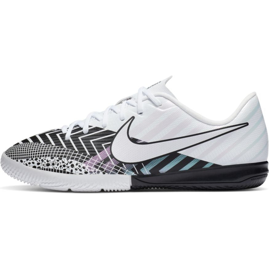 Nike Junior Mercurial Vapor 13 Academy Ic Youth Indoor YOUTH 12 WHITE/BLACK - Third Coast Soccer