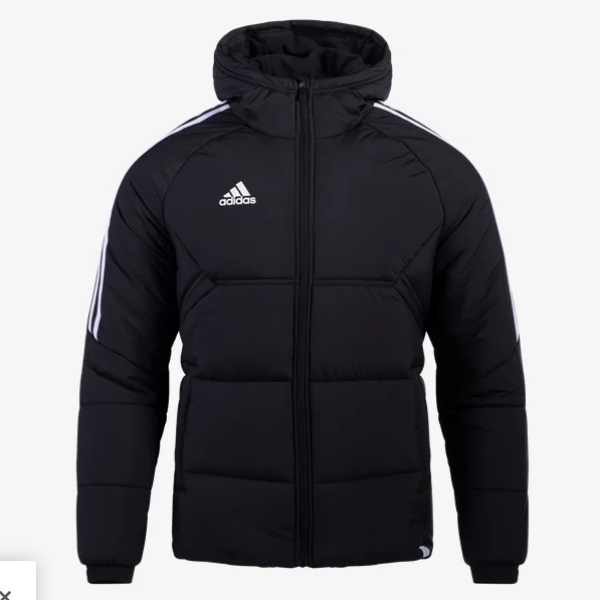 adidas Condivo 22 Winter Jacket Jackets MENS SMALL Black/White - Third Coast Soccer