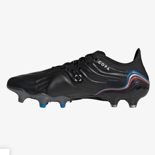 Adidas Copa Sense.1 FG - Black/White/Blue Rush Mens Footwear Black/White/Blue Rush Mens 7 - Third Coast Soccer