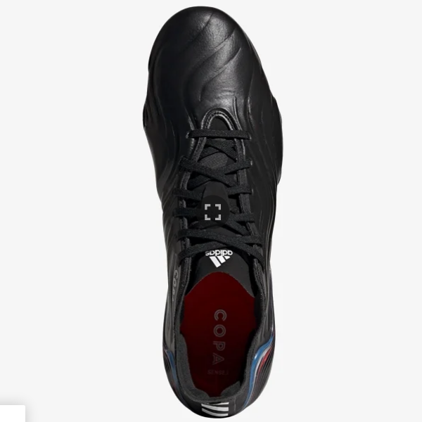 Adidas Copa Sense.1 FG - Black/White/Blue Rush Men's Footwear Closeout Black/White/Blue Rush Mens 8 - Third Coast Soccer