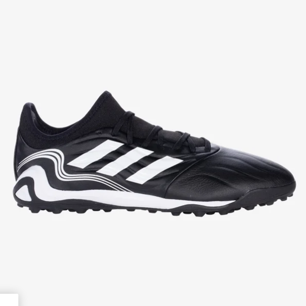 Adidas Copa Sense.3 TF - Black/White/Vivid Red Mens Footwear Mens 7.5 Black/Whit - Third Coast Soccer