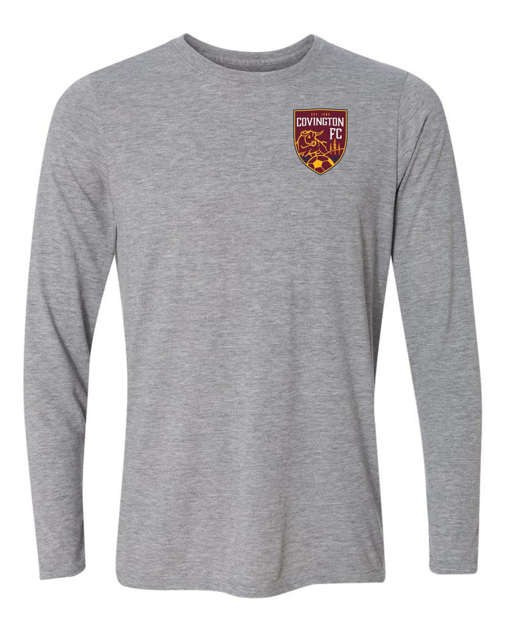 CYSA Long Sleeve Spirit T-Shirt - Navy or Grey CYSA Spiritwear NAVY MENS MEDIUM - Third Coast Soccer