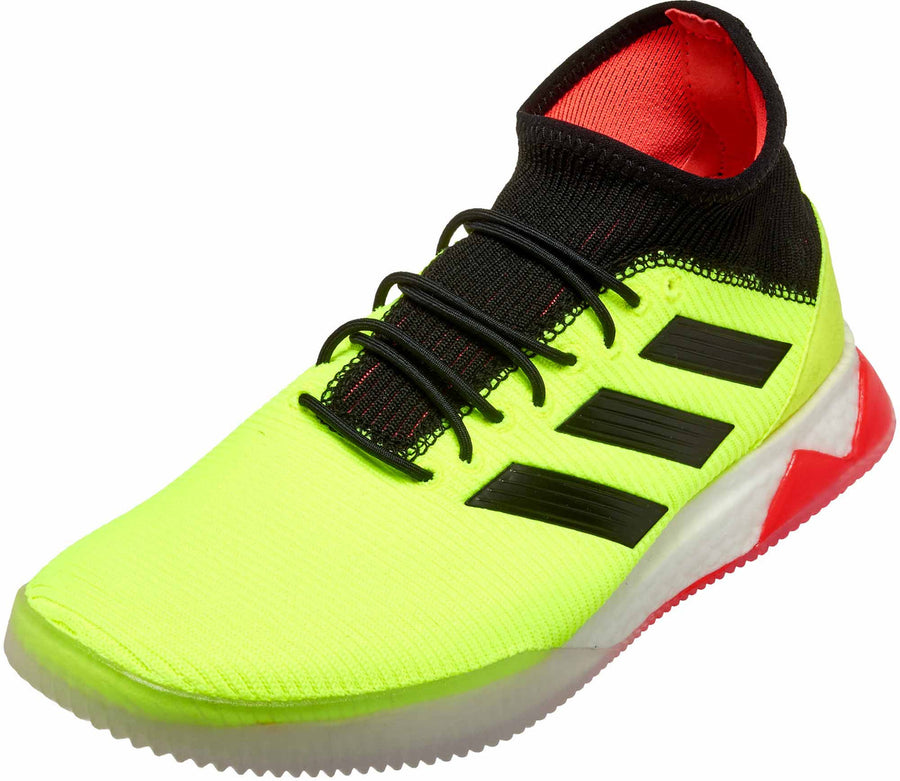 adidas Predator Tango 18.1 TR - Solar Yellow/Black/Solar Red Mens Footwear Emode/Emode/Emode Mens 6.5 - Third Coast Soccer