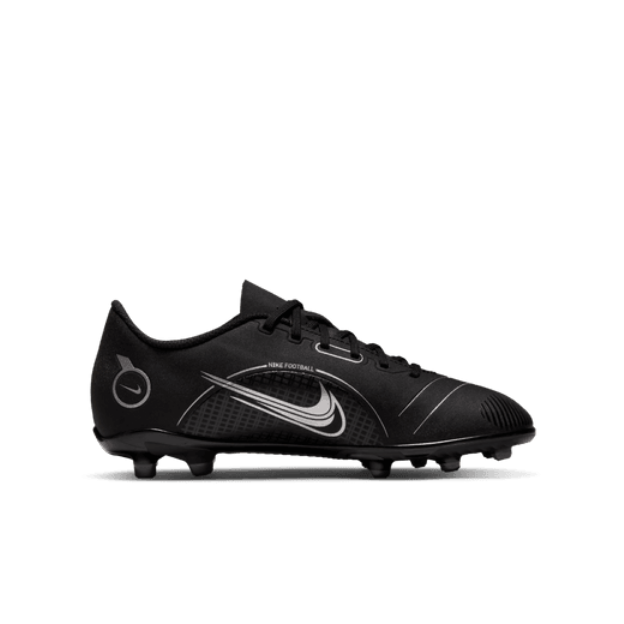 Nike Junior Mercurial Vapor 14 Club FG - Black/Metallic Silver Youth Footwear Closeout Black/Metallic Silver/Ash Youth 2 - Third Coast Soccer