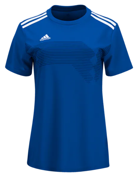 adidas Women's Campeon 19 Jersey - Bold Blue/White Jerseys Bold Blue/White Womens Extra Small - Third Coast Soccer