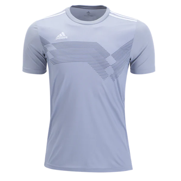 adidas Campeon 19 Jersey - Light Grey/White Jerseys Mens Small Light Grey/White - Third Coast Soccer