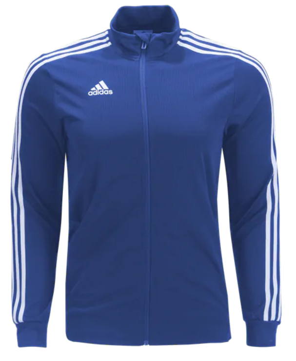 adidas Youth Tiro 19 Training Jacket - Bold Blue/Dark Blue/White Jackets YOUTH EXTRA SMALL BOLD BLUE/DARK BLUE/WHITE - Third Coast Soccer