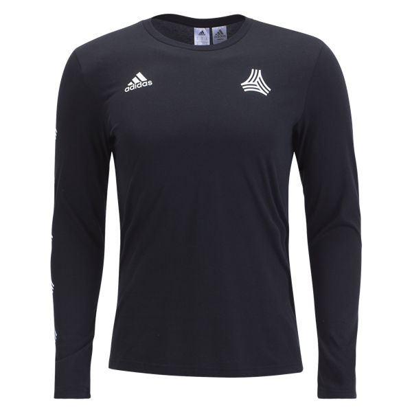 adidas Tango Graphic Tee L/S T-Shirts Mens Small Black/White - Third Coast Soccer