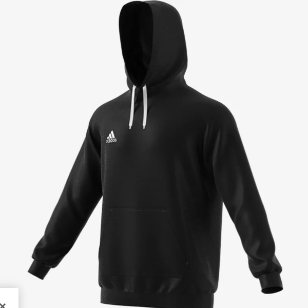 adidas Entrada 22 Hoodie - Black Training Wear   - Third Coast Soccer