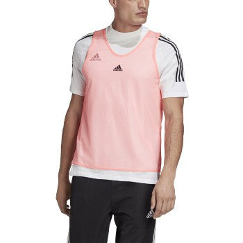 adidas Pro Bib 20 - Pink Coaching Accessories MENS SMALL LIGHT FLASH RED - Third Coast Soccer