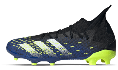 adidas Predator Freak .3 Fg - Black/White/Royal Men's Footwear Closeout Black/Solar Yellow/Team Royal Mens 6.5 - Third Coast Soccer