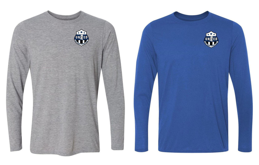 Gulf Coast United LS T-shirt - Royal or Sport Grey Gulf Coast United Spiritwear   - Third Coast Soccer