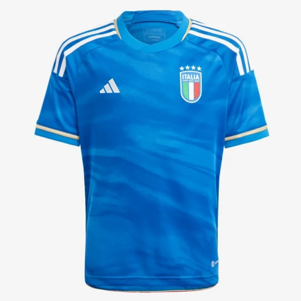 Adidas Youth Italy Home Jersey 2023  YOUTH EXTRA SMALL BLUE - Third Coast Soccer