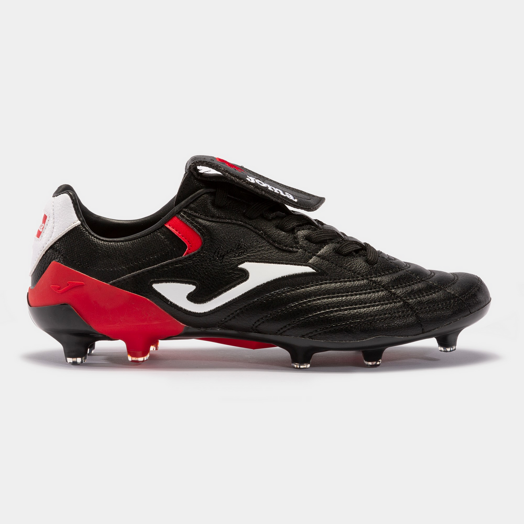 Joma Aguila Cup FG - Black/Red Men's Footwear Closeout Black/Red Mens 6.5 - Third Coast Soccer