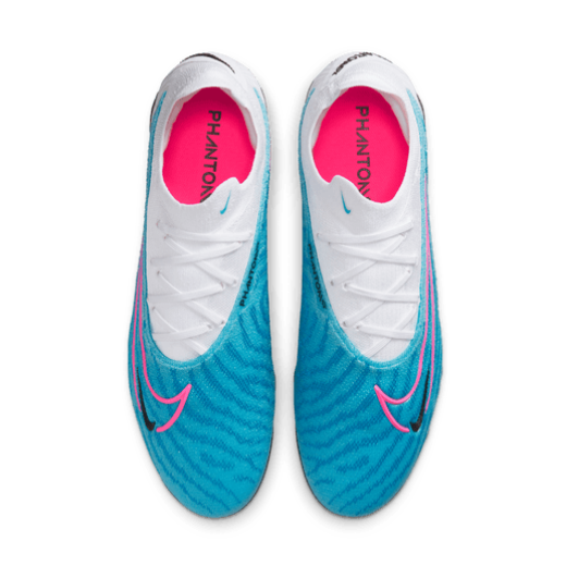 Nike Gripknit Phantom GX Elite FG - Baltic Blue/Pink Blast/White Mens Footwear   - Third Coast Soccer