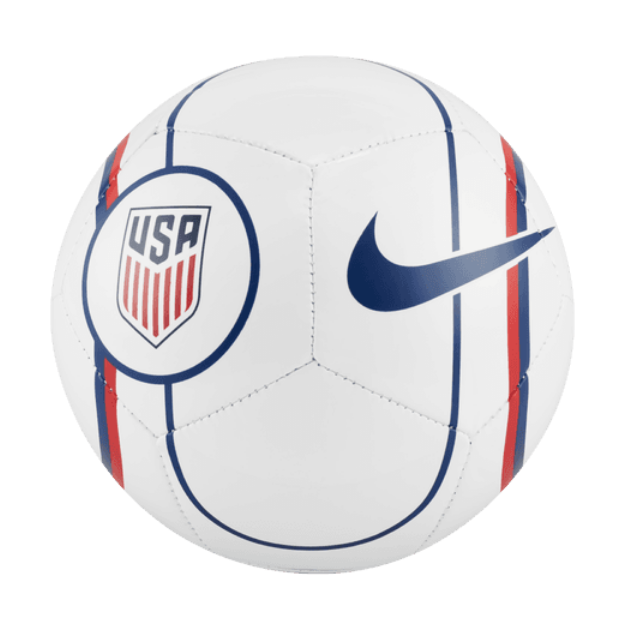 Nike USA Skills Ball - White Balls White/Speed Red/Loyal Blue 1 - Third Coast Soccer
