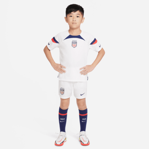 Nike USWNT Little Kids Home Kit 2022 International Replica Closeout White Youth XSmall - Third Coast Soccer