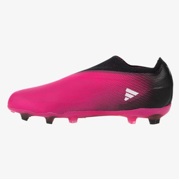 adidas Junior X Speedportal+ FG - Shock Pink/White/Black Youth Footwear Closeout   - Third Coast Soccer