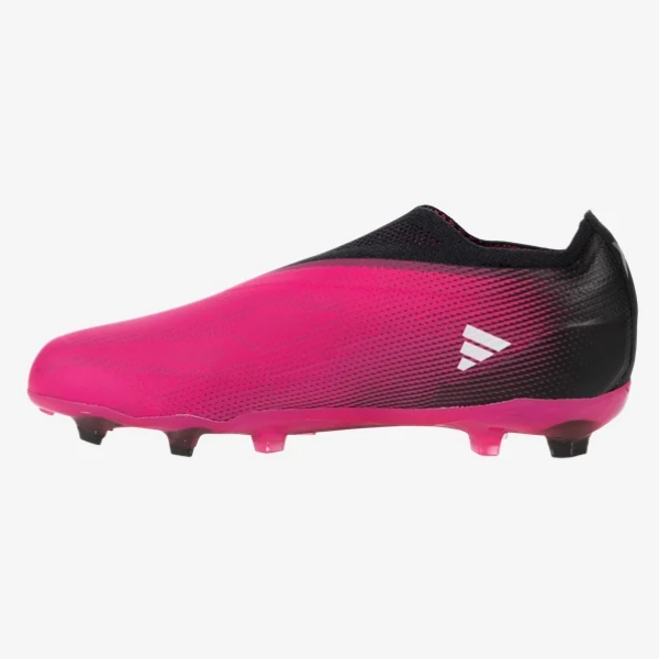 adidas Junior X Speedportal+ FG - Shock Pink/White/Black Youth Firm Ground   - Third Coast Soccer