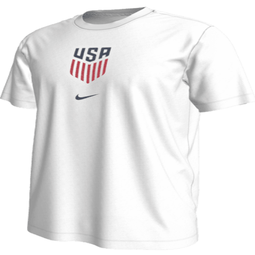 Nike USMNT Retro Crest Tee - White International Replica White Mens Small - Third Coast Soccer
