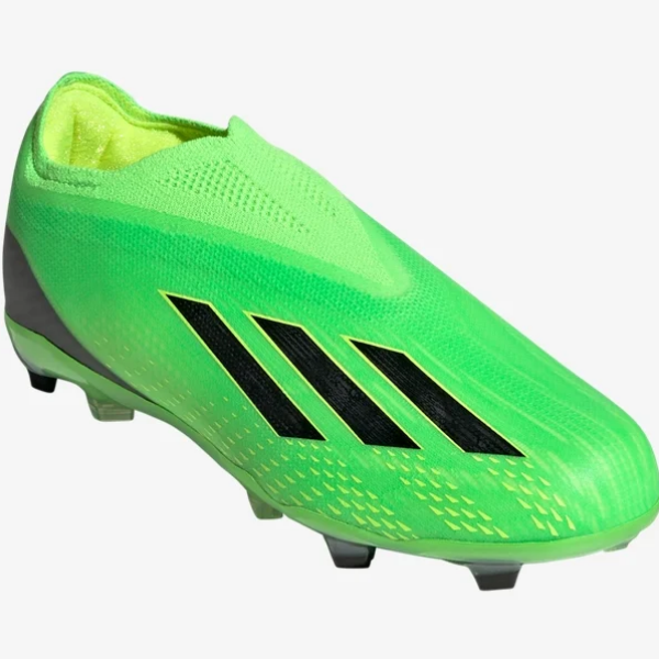 Adidas X Speedportal + FG Jr -  Solar Green/Black/Solar Yellow Youth Footwear Closeout Youth 4 Solar Green/Black/Solar Yellow - Third Coast Soccer