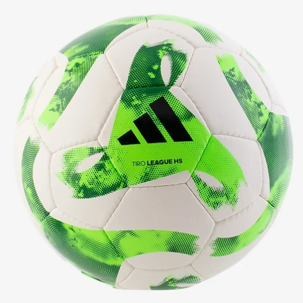 adidas Tiro League Match Ball - White/Team Solar Green/Black Balls   - Third Coast Soccer