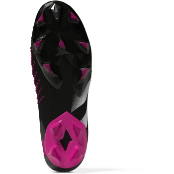 adidas Predator Accuracy+ FG - Black/White/Shock Pink Men's Footwear Mens 7.5 Core Black/Fthr White/Team Shock Pink - Third Coast Soccer