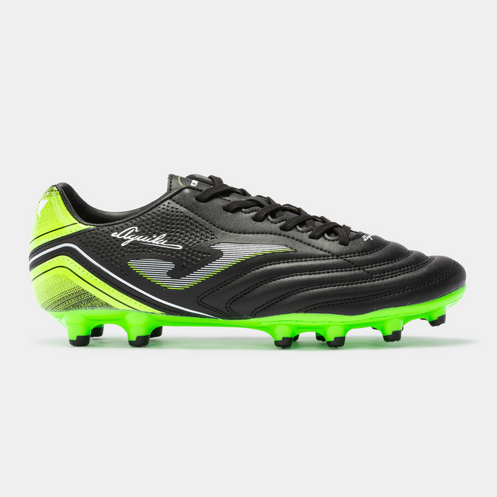 Joma Aguila 2231 FG - Black/Fluor Green Mens Footwear   - Third Coast Soccer