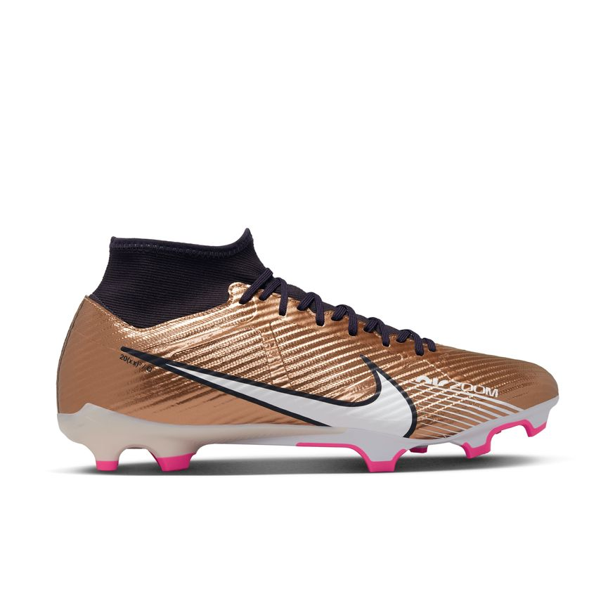 Nike Zoom Mercurial Superfly 9 Academy FG - Metallic Copper Men's Footwear Closeout Mens 7.5 Metallic Copper - Third Coast Soccer