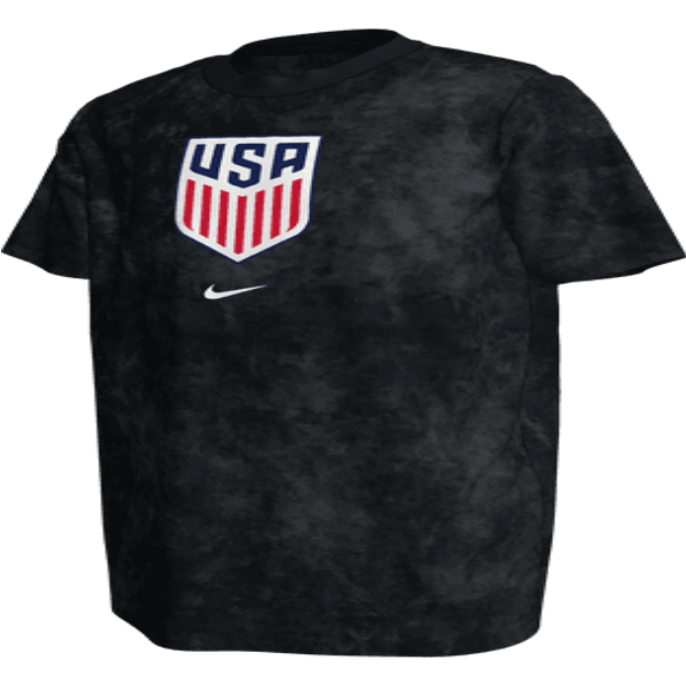 Nike Youth USMNT Crest Tee - Anthracite International Replica Anthracite/Black/White Youth XSmall - Third Coast Soccer