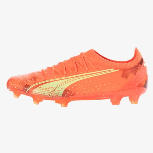 Puma Ultra Ultimate FG - Fiery Coral/Fizzy Light/Puma Black Mens Firm Ground Mens 9 Orange - Third Coast Soccer