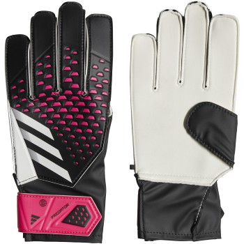 adidas Junior Predator Training Goalkeeper Glove - Black/White/Shock Pink Gloves Black/White/Team Shock Pink 4 - Third Coast Soccer