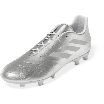 adidas Copa Pure.3 FG - White/Metallic Silver Mens Footwear Feather White/Zero Metallic Silver Mens 8 - Third Coast Soccer